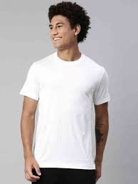 Men’s Classic White Crew Neck T-Shirt