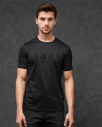 Men’s Premium Black Crew Neck T-Shirt